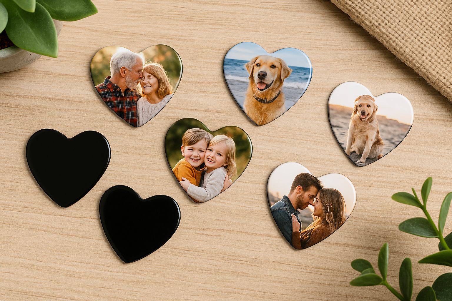 Custom Magnets - HEARTS